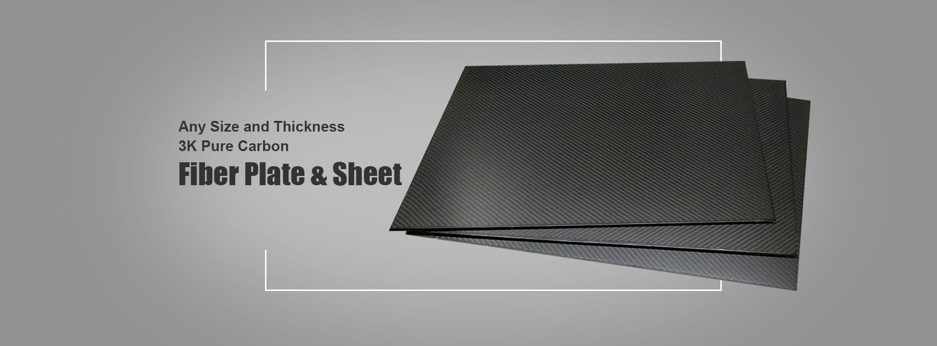 Real 3K Carbon Fiber Plate Panel Sheet 1~5mm 200*300/400*500mm Thickness L*W 