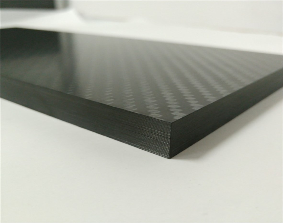 Matte weave carbon fiber sheets made in china 3K 100% full carbon fiber sheet