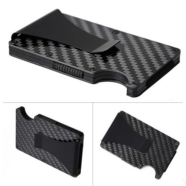 JinJiuYi Carbon Fiber Money Clip card holder