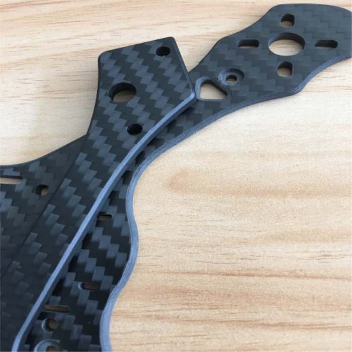 Cutting Best Carbon Fiber Drone Frame For DIY Drone Racing Frame