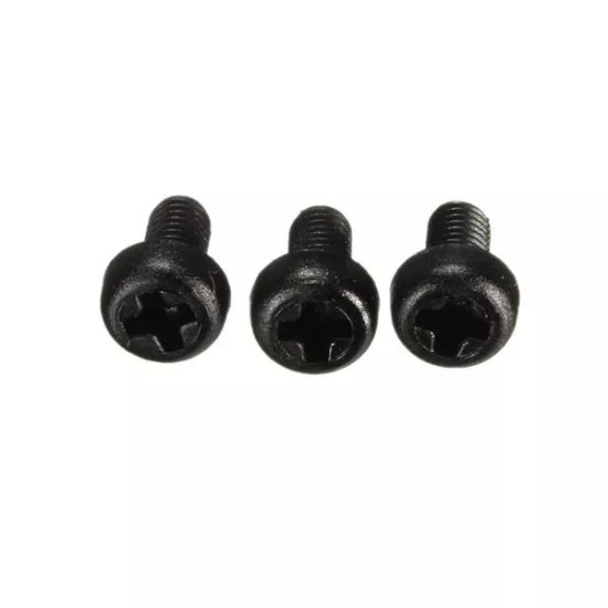 M3 Nylon Screw Bolt Black Round Phillips Screw Nut Nylon PCB Screws