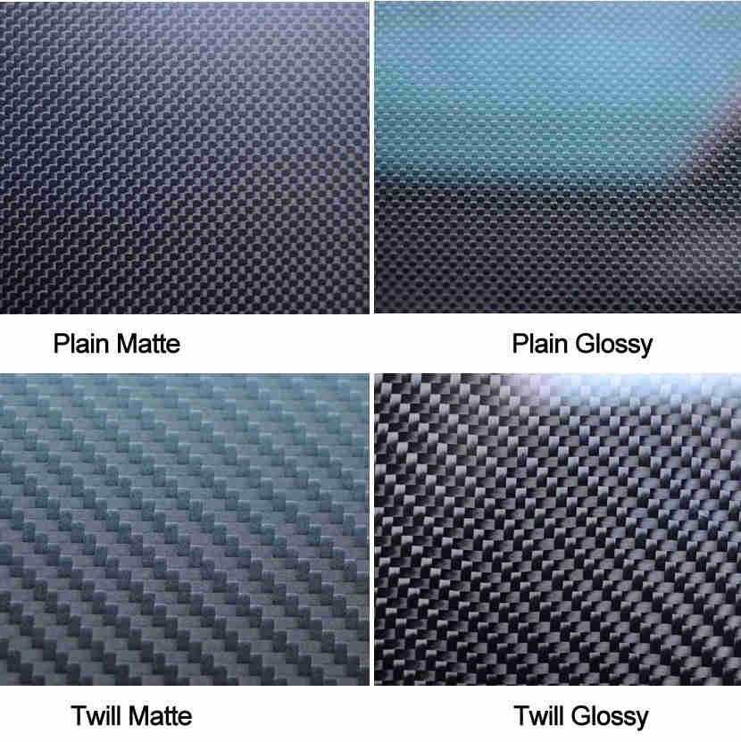 Carbon Fiber Sheet Finish and Weave