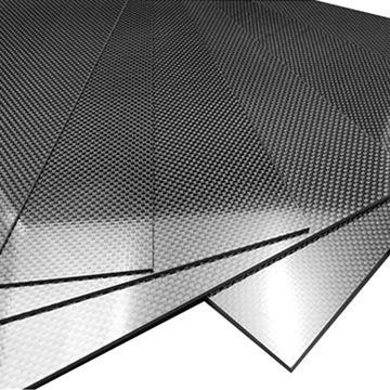 High Gloss Plain Carbon Fiber Sheets 400 x 500-Jinjiuyi