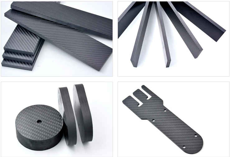 High Gloss Carbon Fiber Sheet Twill Weave- Jinjiuyi