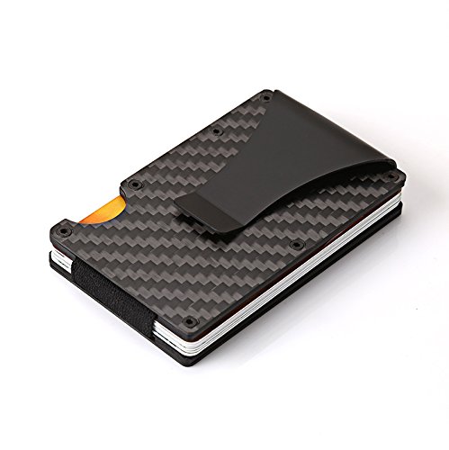 Carbon Fiber Wallet Money Clip And Card Holder