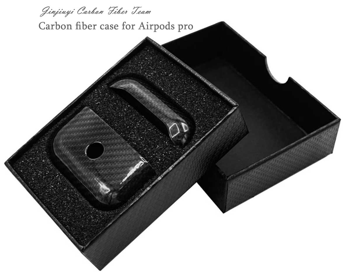 2020 Best Airpods Pro carbon fiber case glossy carbon