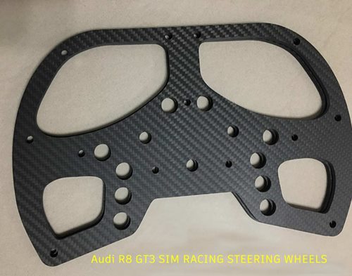 2021 Best Audi R8 SIM Racing Steering Wheel 3K Carbon Fiber Plate