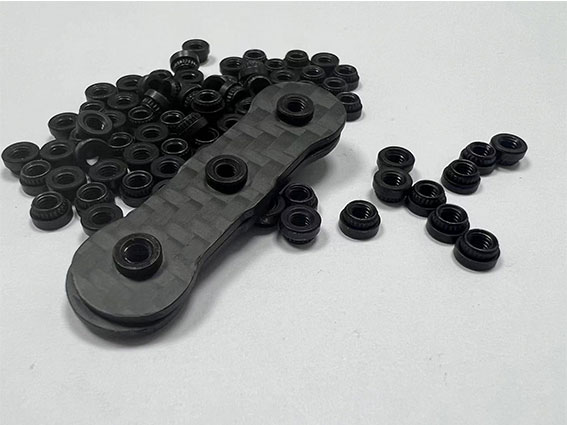 Black M3 Press Nuts