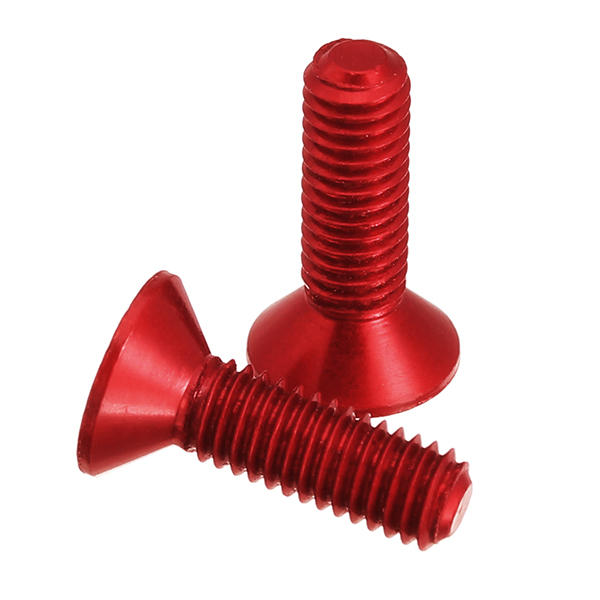 M3 Countersunk Hex Socket Screw 7075 Aluminum Alloy Flat Head Metric