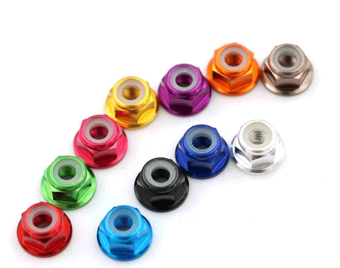 M3 Nylon Self-locking Nut Multi-color Aluminum Alloy