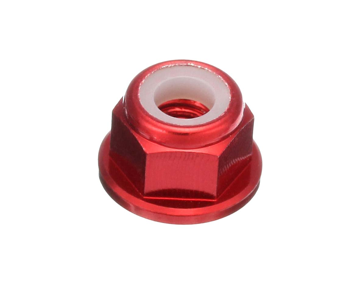 M3 Flange Nylon Nut Selflocking Nut Multicolor Aluminum Alloy