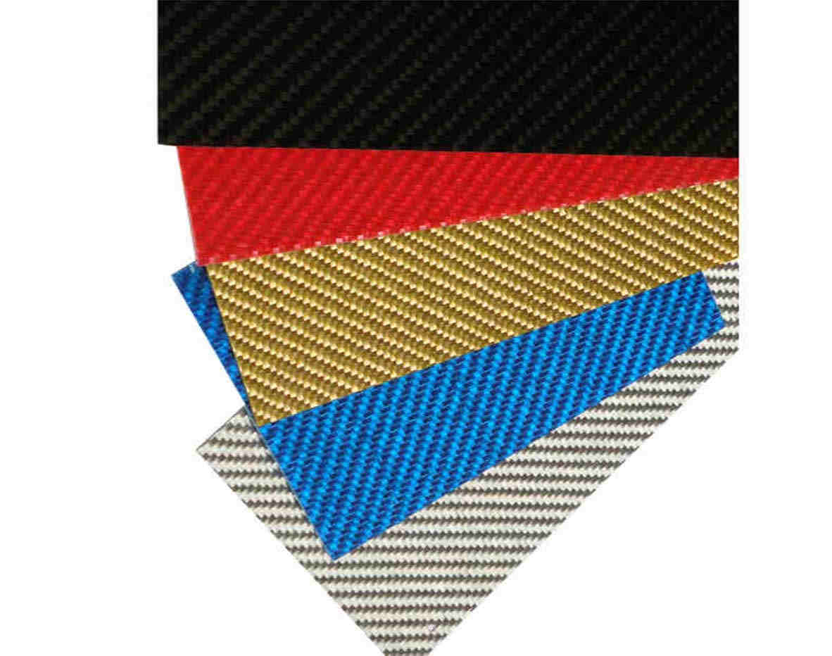 Colored Carbon Fiber/Kevlar Sheet-Jinjiuyi