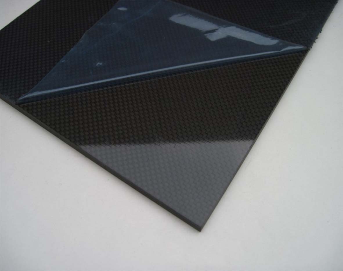High Gloss Plain Weave Carbon Fiber Sheet
