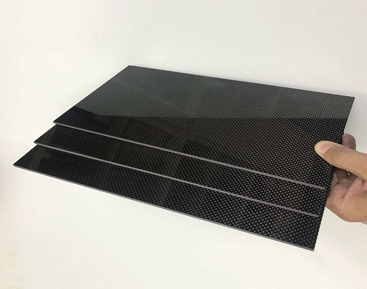 High Gloss Plain Carbon Fiber Sheets 400 x 500-Jinjiuyi