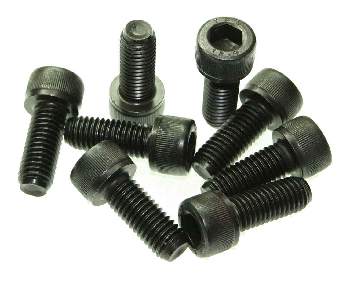 105  pc  M3 12.9 Alloy Socket Hex Cup Screws and Steel Nuts Set USA Shipping 