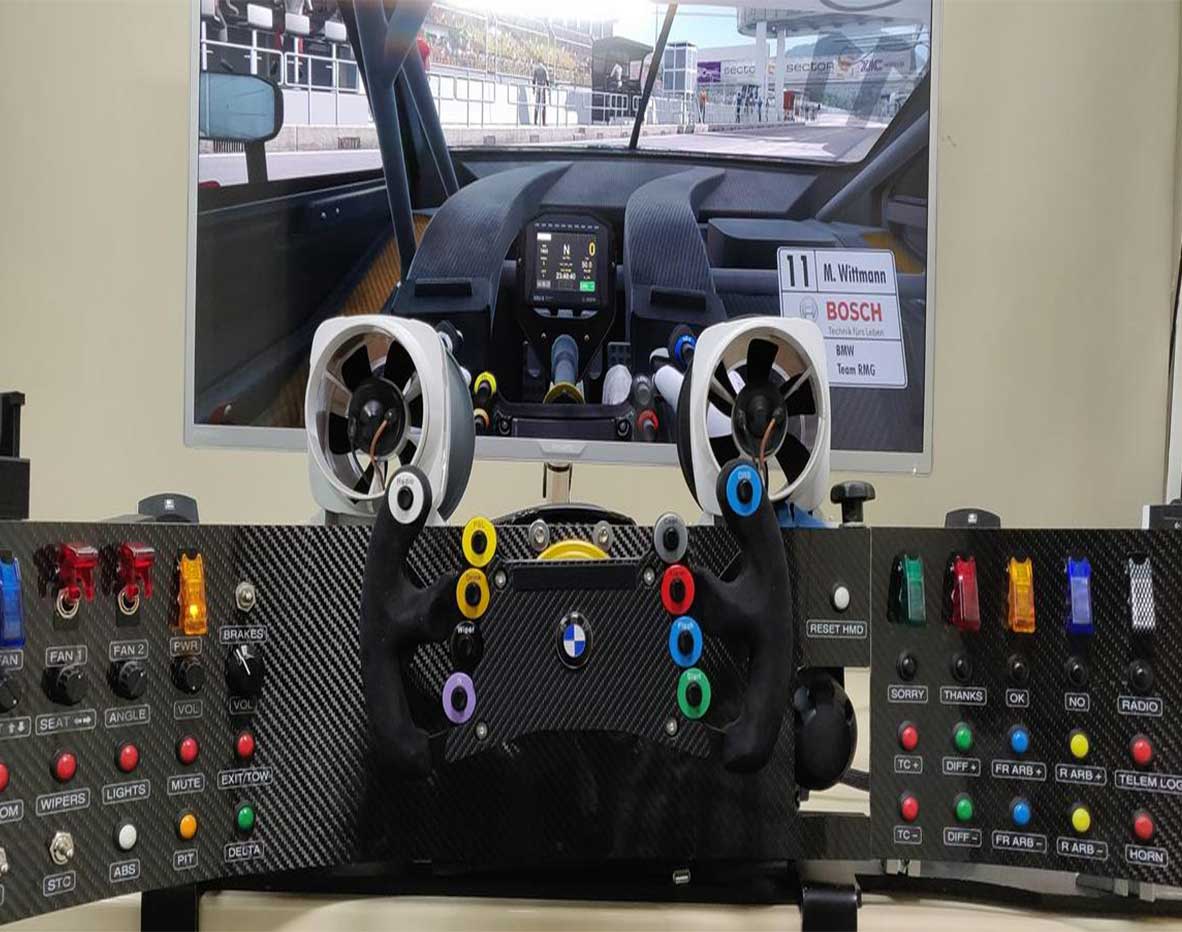 Custom Sim Racing Carbon Fiber Steering Wheels