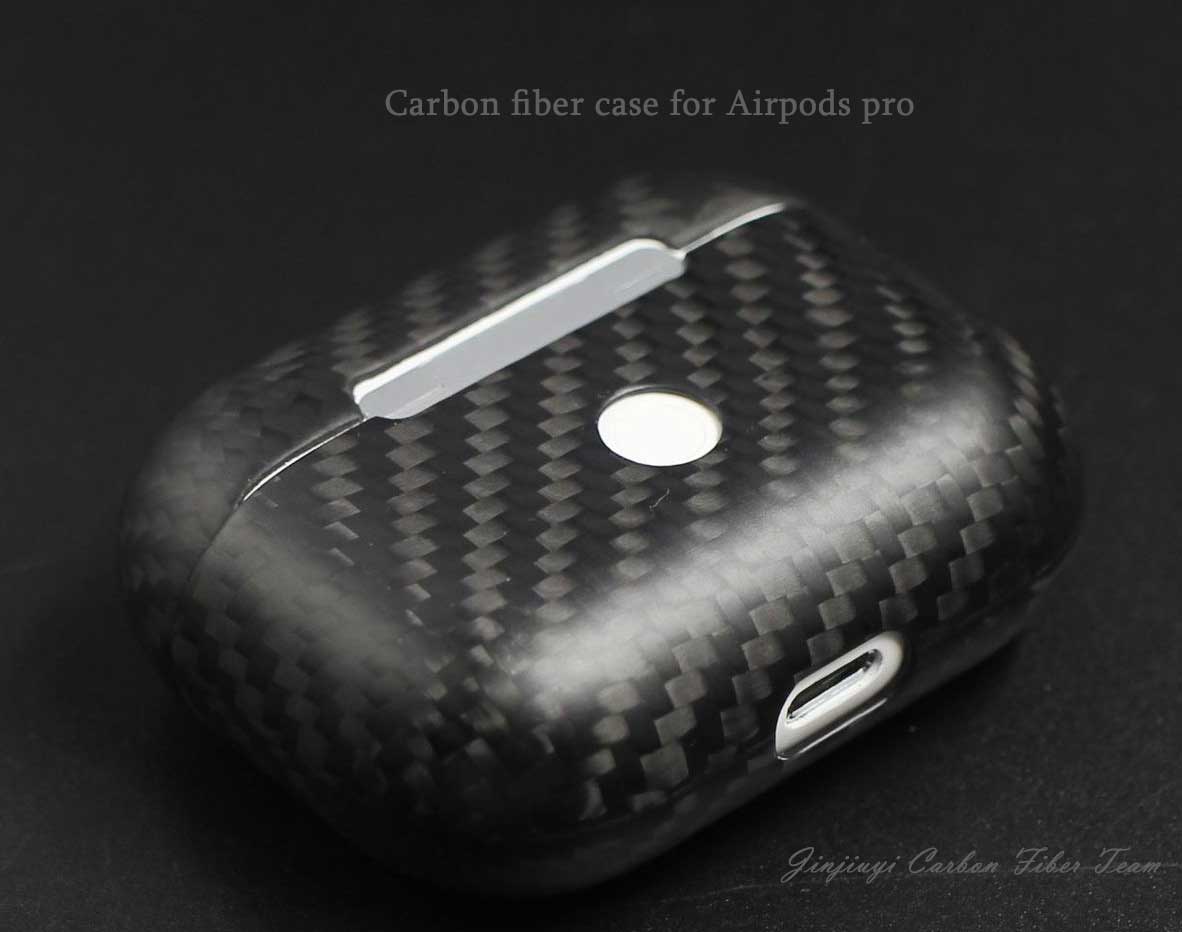 2020 Best Airpods Pro carbon fiber case matte carbon