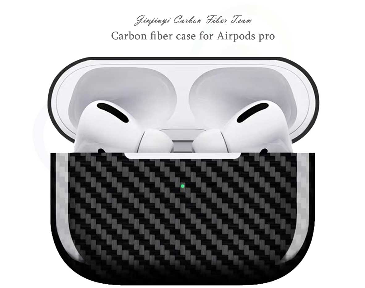 2020 Best Airpods Pro carbon fiber case glossy carbon