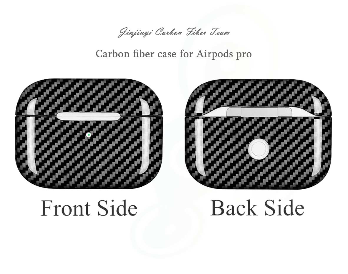 2020 Best Airpods Pro carbon fiber case glossy carbon