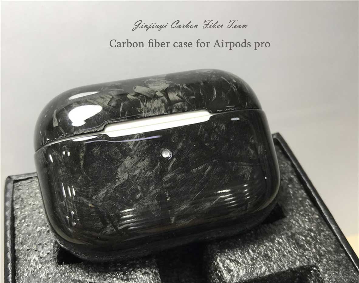 2020 Best Airpods Pro carbon fiber case forged glossy carbon