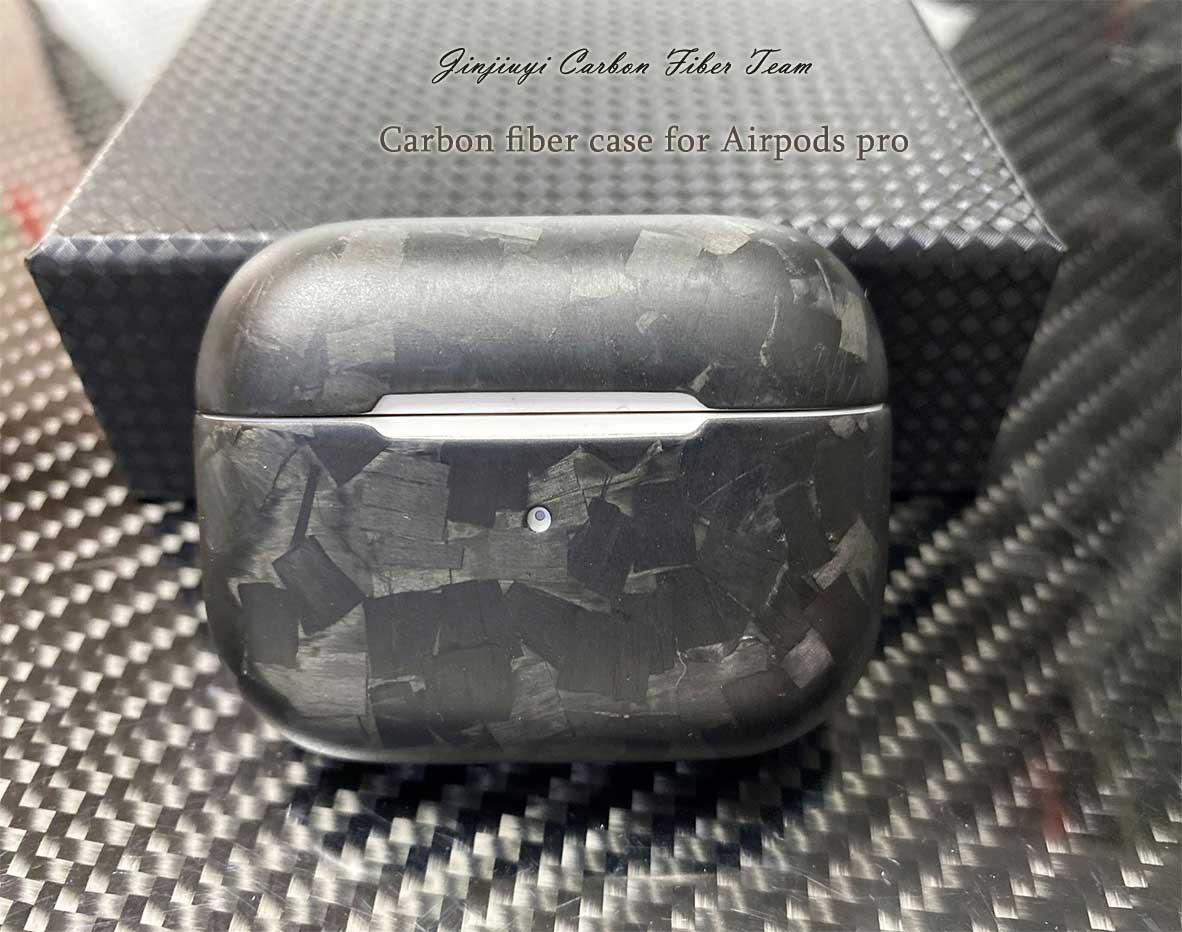 2020 Best Airpods Pro carbon fiber case forged matte carbon