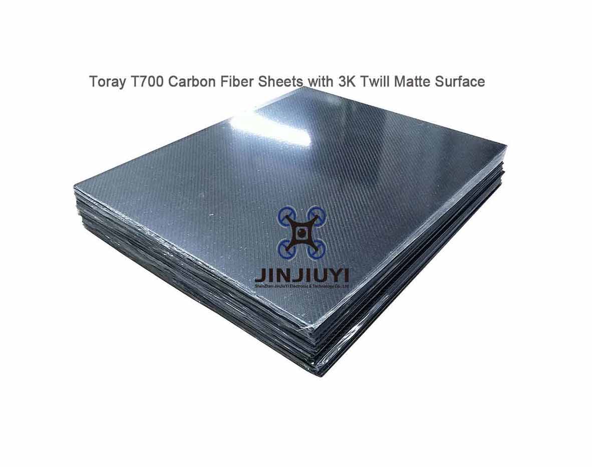 T700 carbon fiber sheet 3K weave best strength | Jinjiuyi
