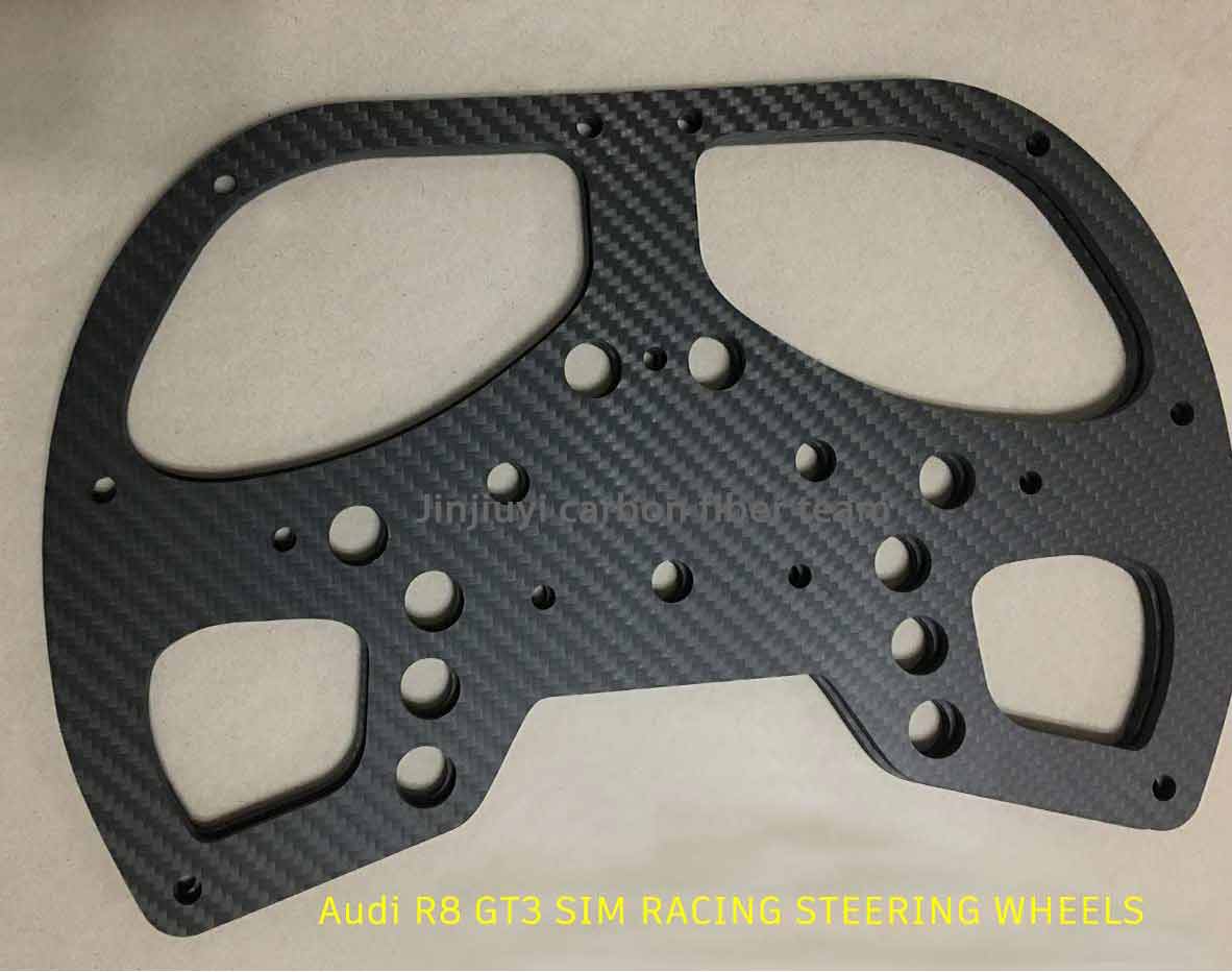 2021 Best Audi R8 SIM Racing Steering Wheel Carbon Fiber Plate