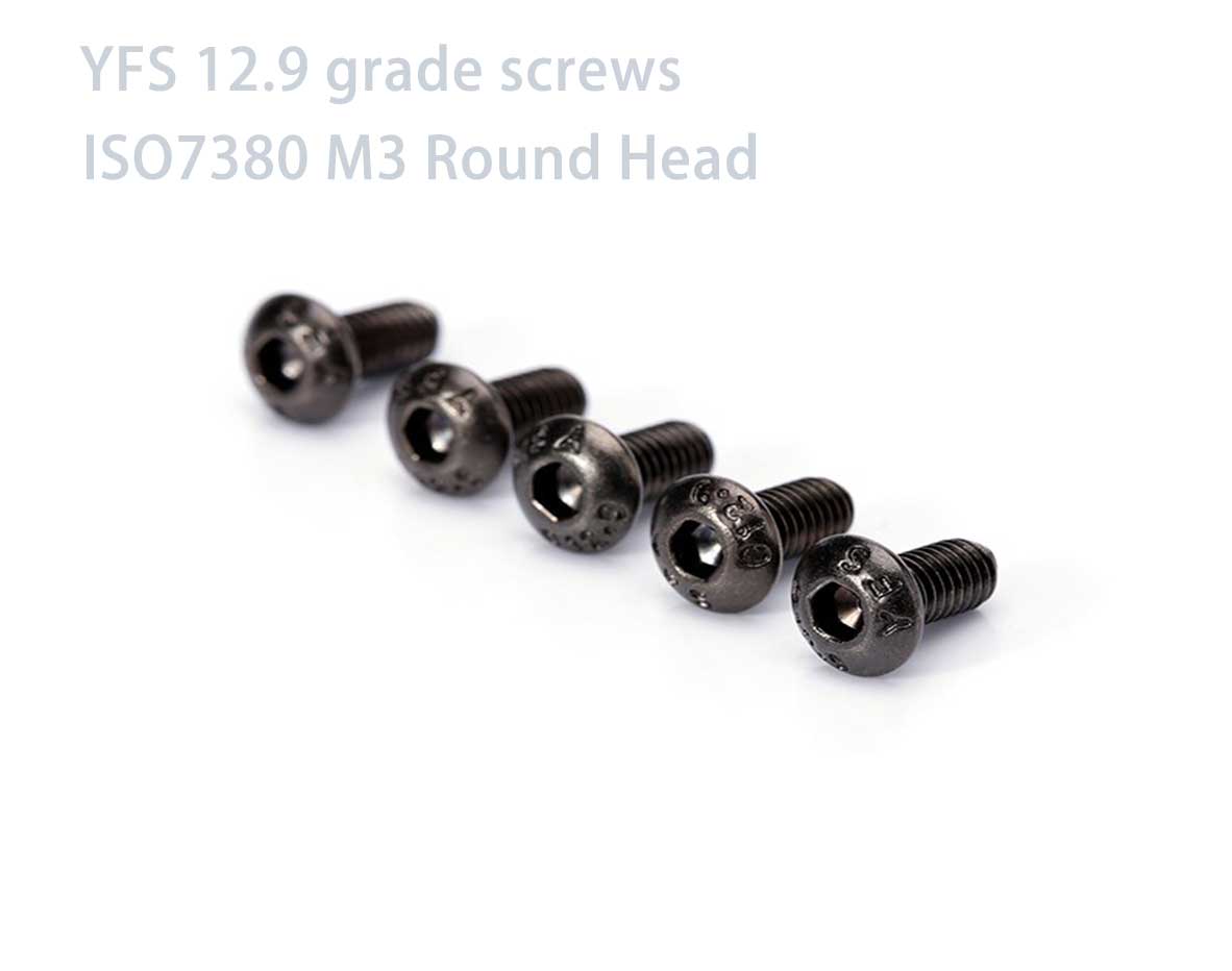 YFS 12.9 Grade Screw ISO7380 M3 Round Head Hex Socket Screw