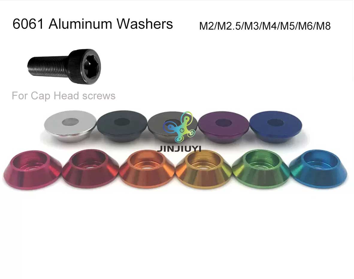 Aluminum Washer For Socket Head Cap Screw M2 M2.5 M3 M4 M5 M6 M8