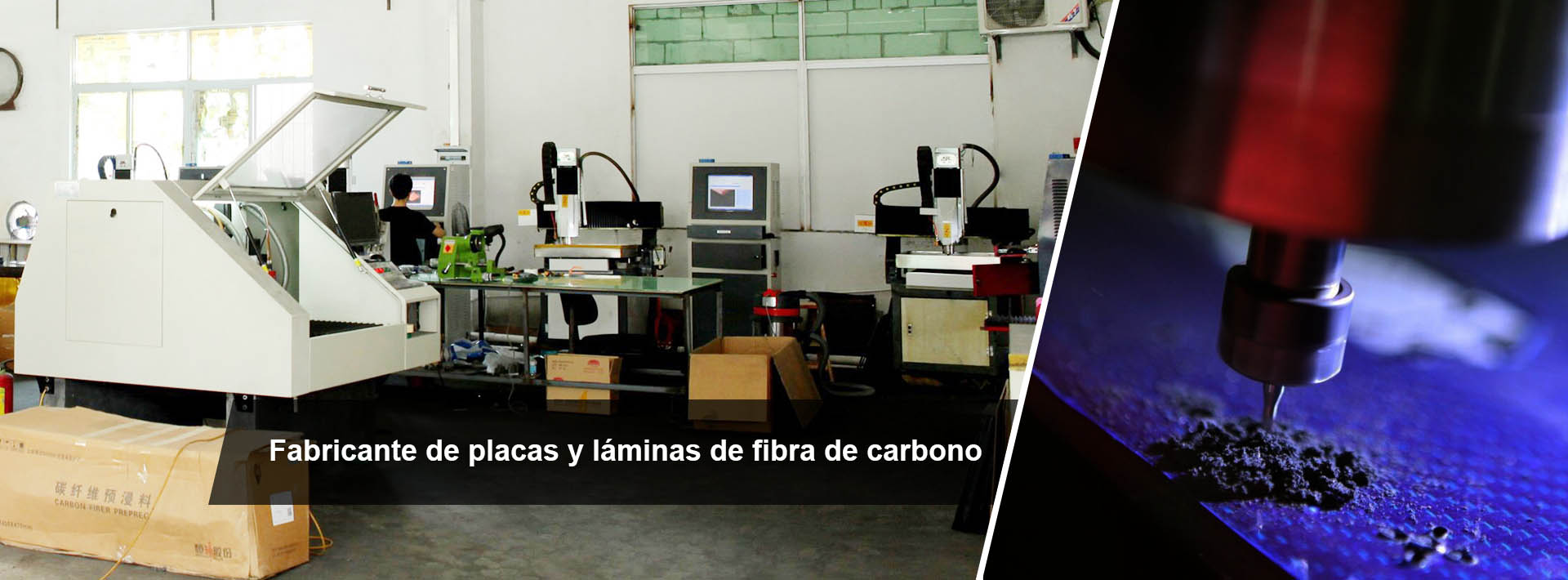 Servicios de corte de fibra de carbono