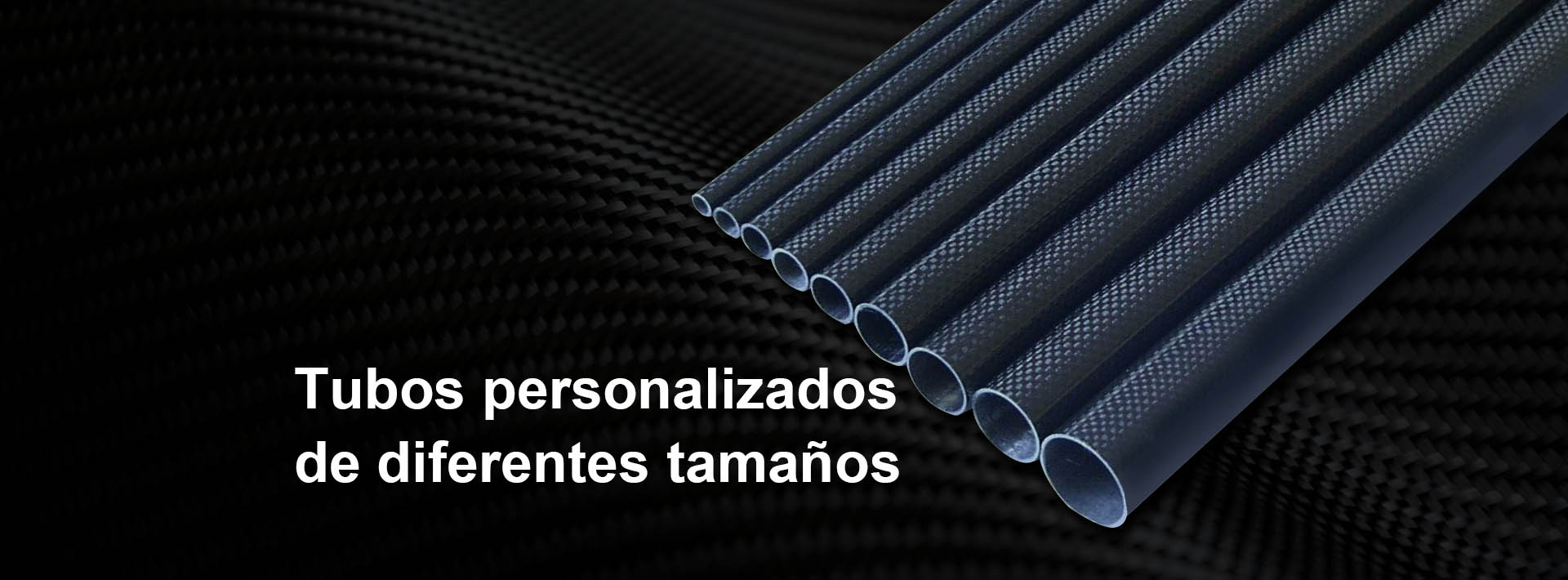 Tubos de fibra de carbono