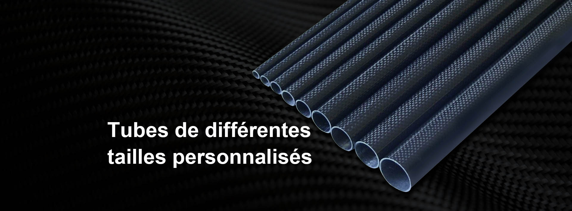 Tubes en fibre de carbone