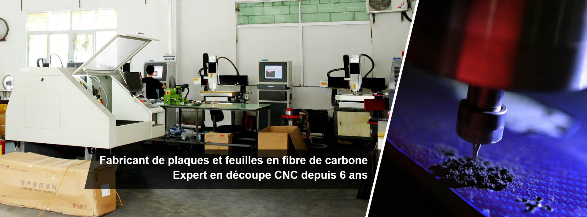 Services de découpe de fibre de carbone