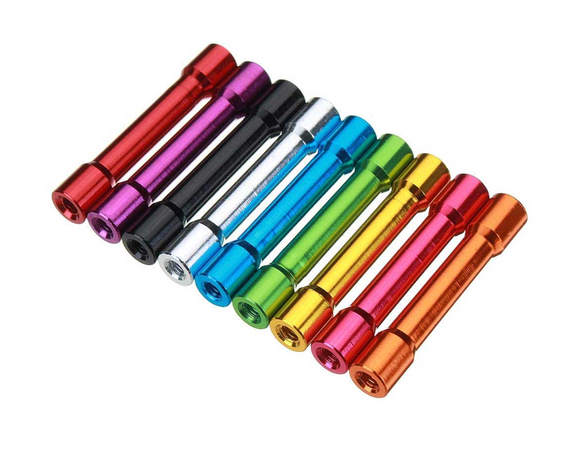 M3 Standoffs Anodized Aluminum Round Step Spacer