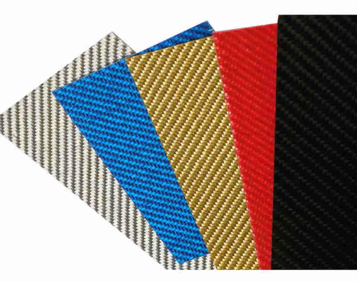 Colored Carbon Fiber Sheet Blue Red Sliver Gold Carbon Fiber