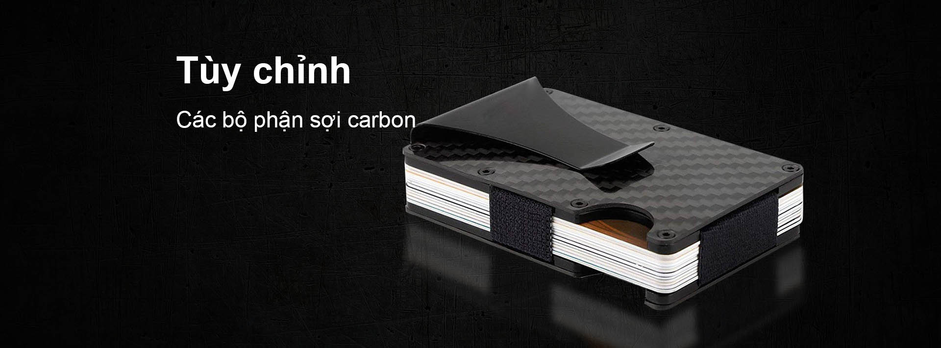 Túi đựng thẻ sợi carbon