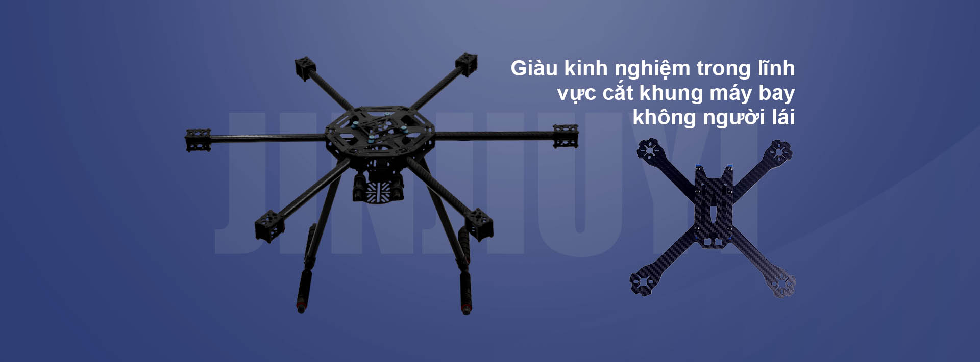 Khung máy bay không người lái sợi carbon